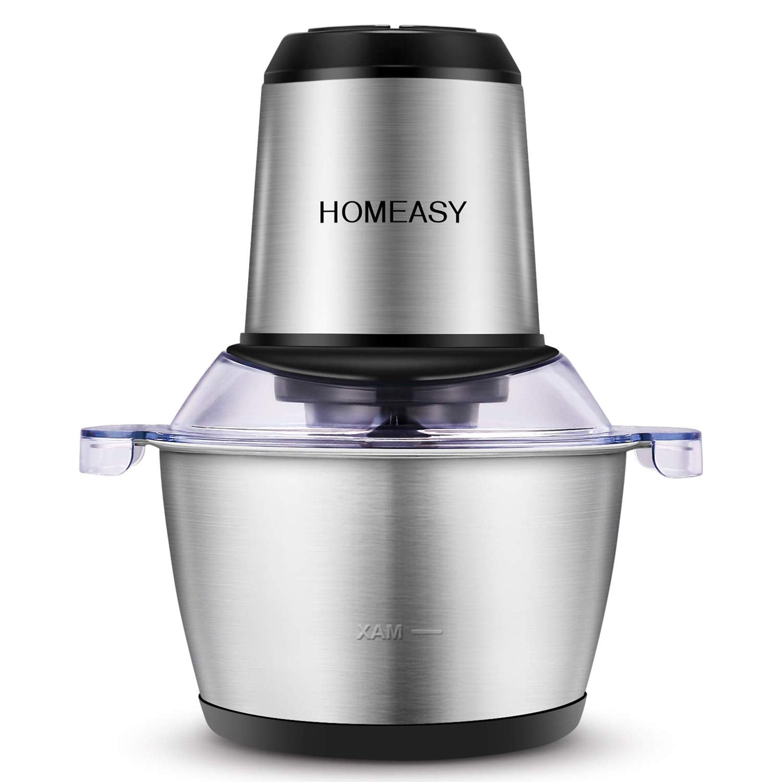 Homeasy meat grinder electric with 2L stainless steel bowl for efficient chopping.