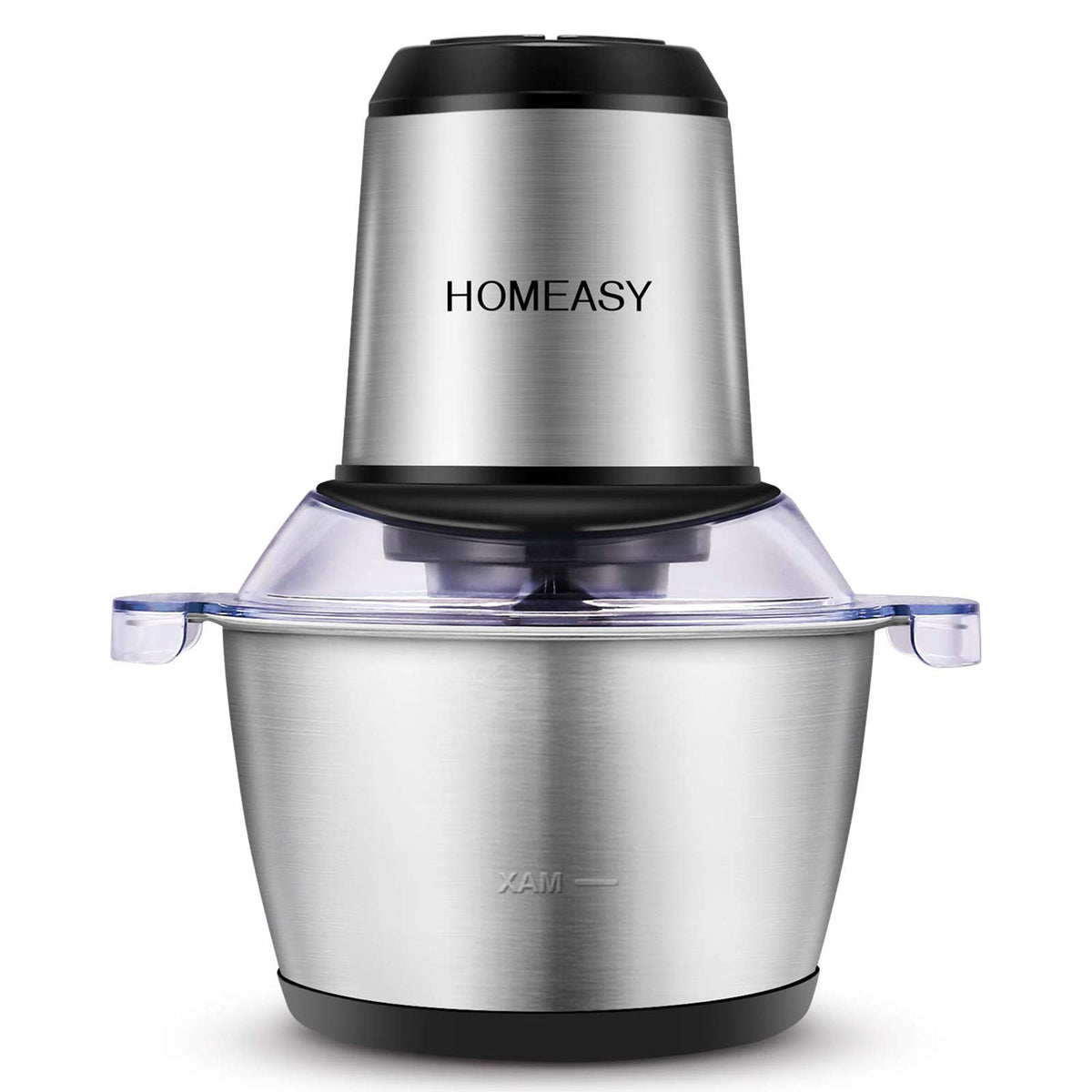 Homeasy meat grinder electric with 2L stainless steel bowl for efficient chopping.