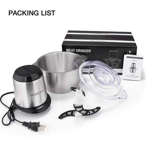 Homeasy included non-slip mat keeps the grinder stable during use.