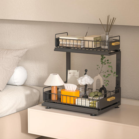 HOMEBOSILY sturdy metal frame with powder coating for lasting use.