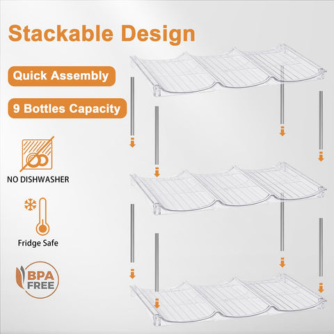 Homecor fits in cabinets, pantries, or counters for versatile organization