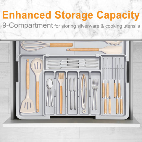 Homecor removable knife inserts protect blades while staying convenient.