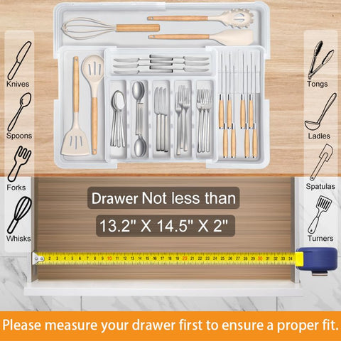 Expandable panels on left, right, and top provide flexible item fit.