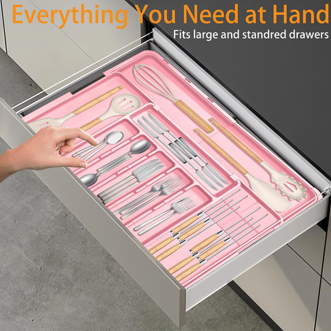 Homecor silverware organizer gift-ready pink packaging for home upgrades