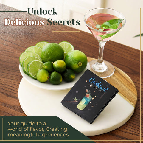 HomeCurated cocktail recipe book inspires at-home mixology with ideas.
