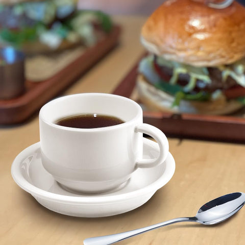 HomEdge dishwasher-safe set simplifies cleanup after espresso.