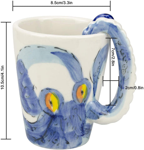 HOMEE handmade ceramic mug with vibrant underglaze color