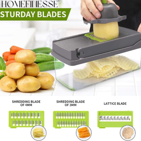 HOMEFINESSE julienne blade for tidy matchstick vegetables.