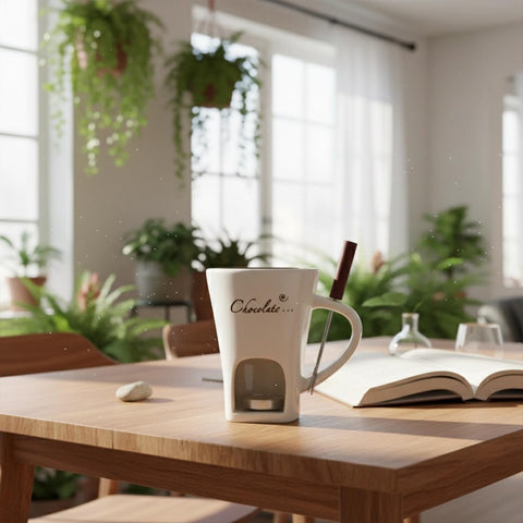 HOMEFISH tea-light base provides gentle, even heating