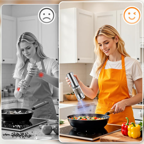 HomeHacks six coarseness settings for versatile seasoning.