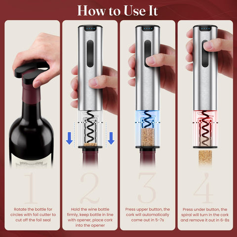 HomeHacks rechargeable opener in action, opens bottles quickly