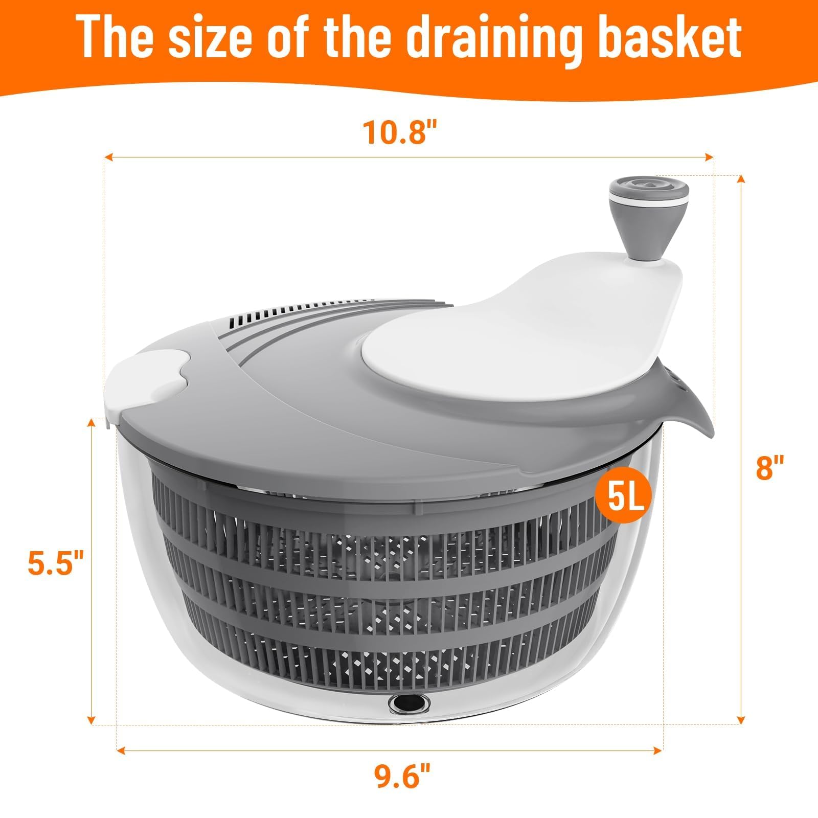 HomeHacks 5-blade system close-up for versatile slicing, shredding, and prepping leafy vegetables