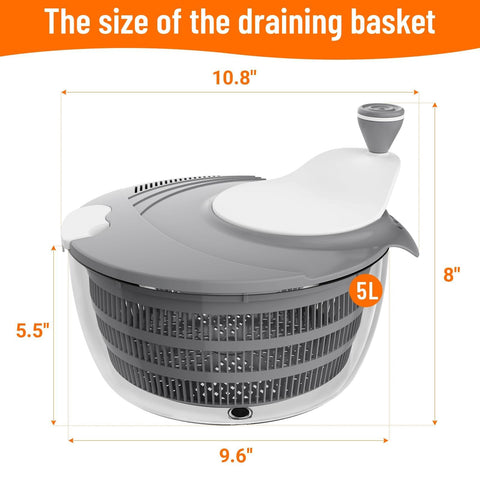 HomeHacks 5-blade system close-up for versatile slicing, shredding, and prepping leafy vegetables