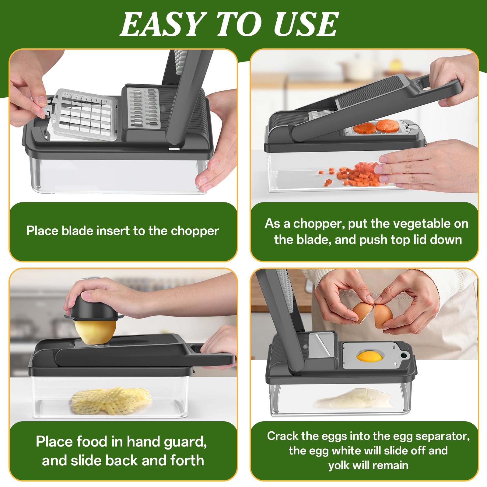 HomeHacks stainless steel blades stay sharp for precise results