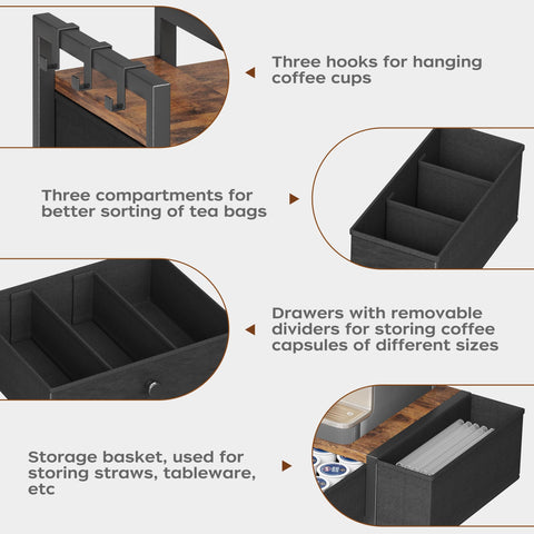 Homeiju simple assembly guide enables quick setup of your coffee station.