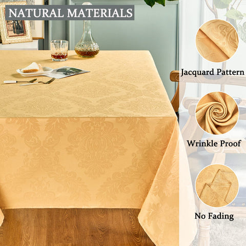 HomeJoy stainproof tablecloth surface shows easy cleanup after spills
