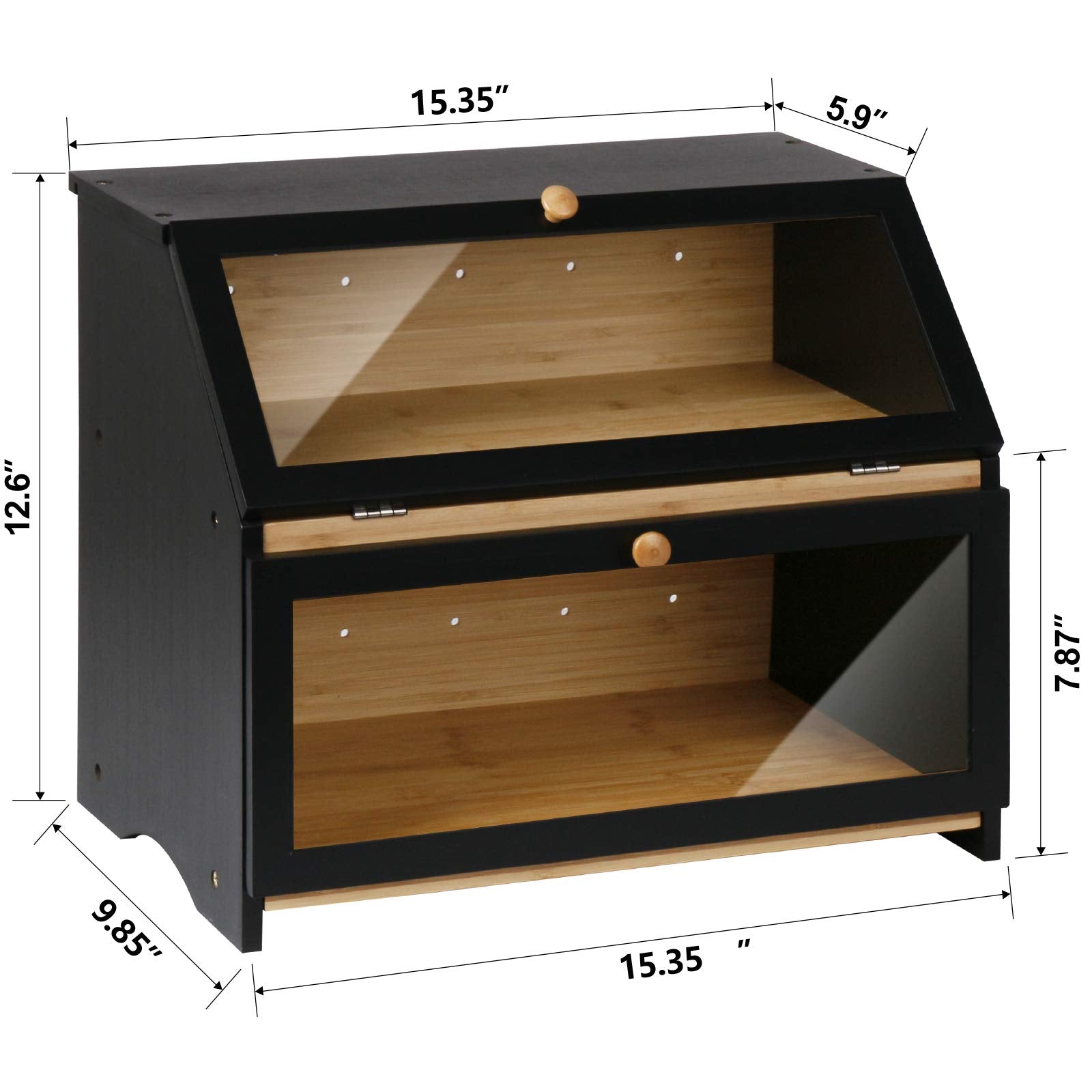 HOMEKOKO high-foot and deep-back design keeps bread dry