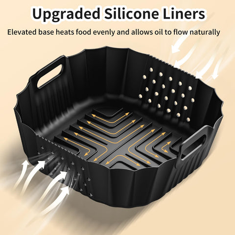 HOMELYLIFE silicone non-stick material reduces sticking and ease of release