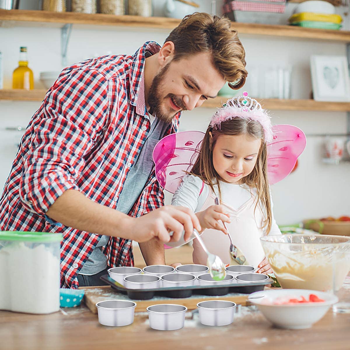 HomeMall even-heat aluminum pan delivers consistent results.