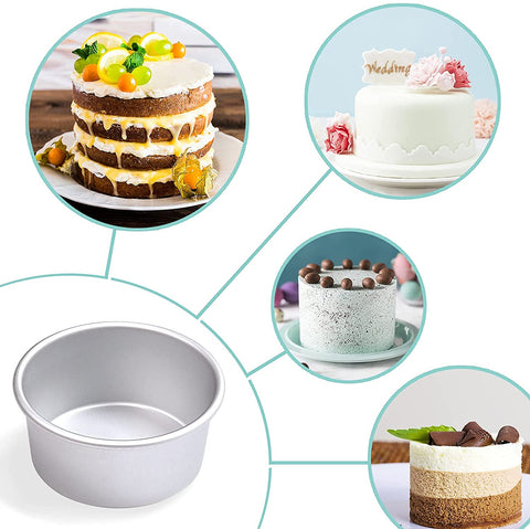 HomeMall smooth-edge pan for safe handling during baking.