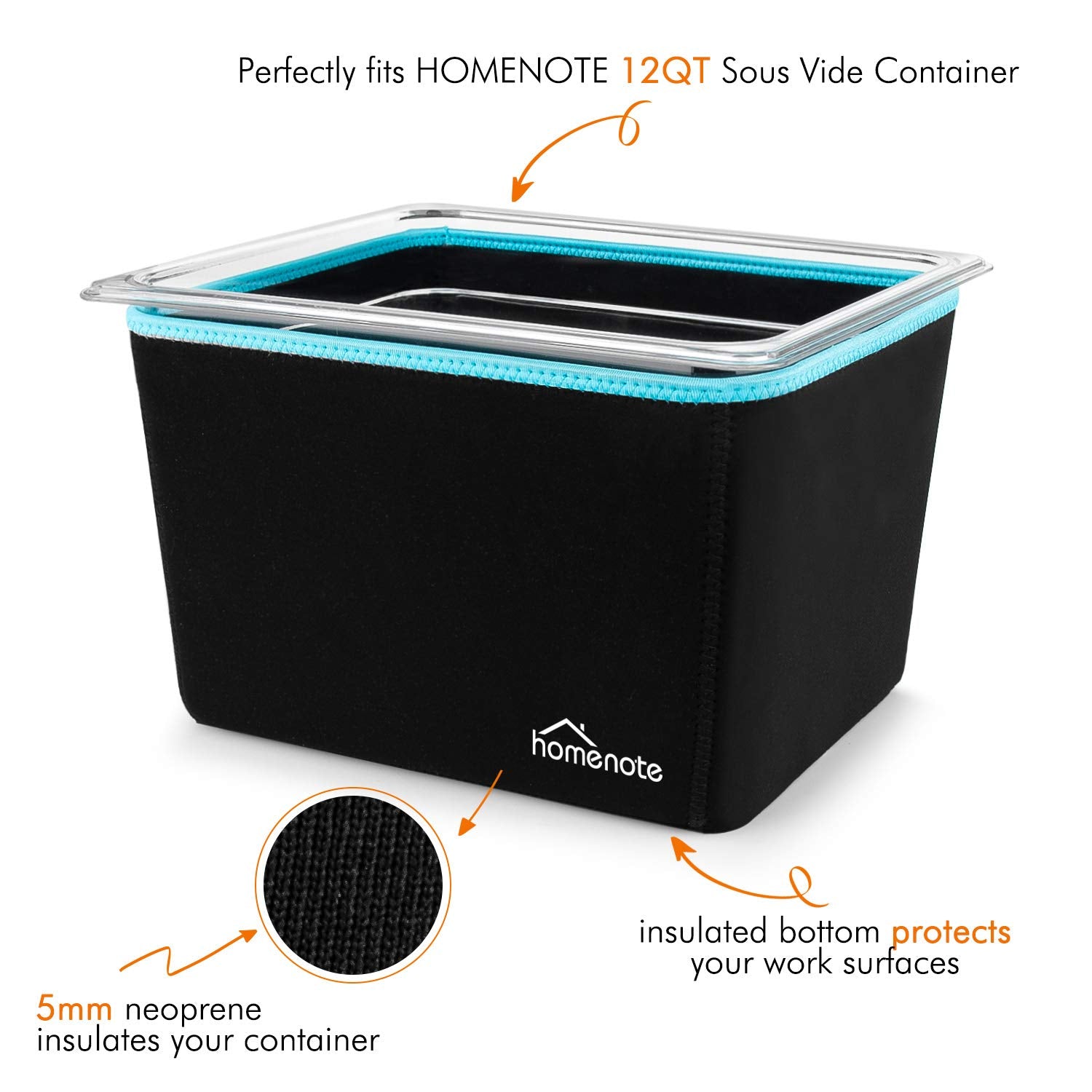 HOMENOTE cookbook included helps plan meals and explore new sous vide ideas