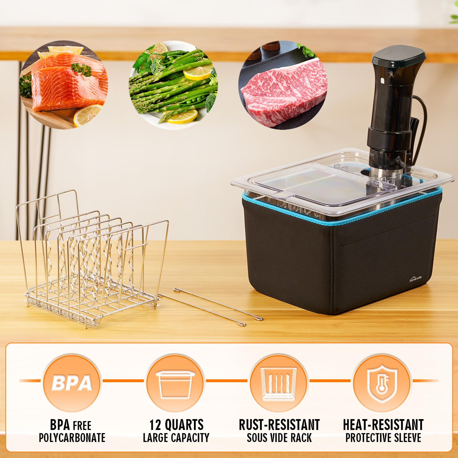Homenote neoprene sleeve reduces heat loss during cooking