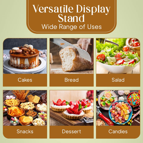 Homeries acacia wood serving platter for appetizers and desserts