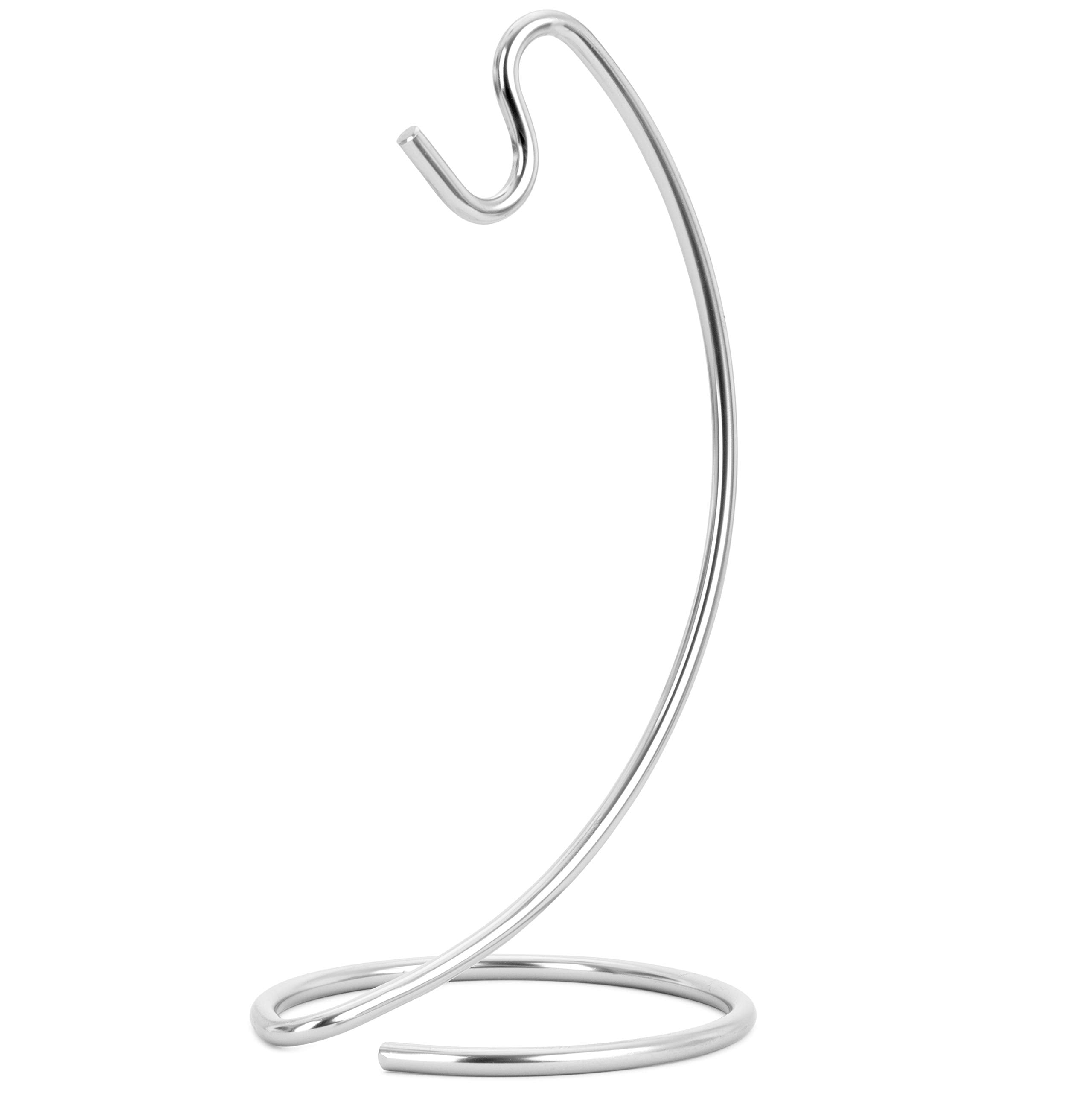 Homeries banana-organizer hanging stand keeps bananas organized and easy to grab.