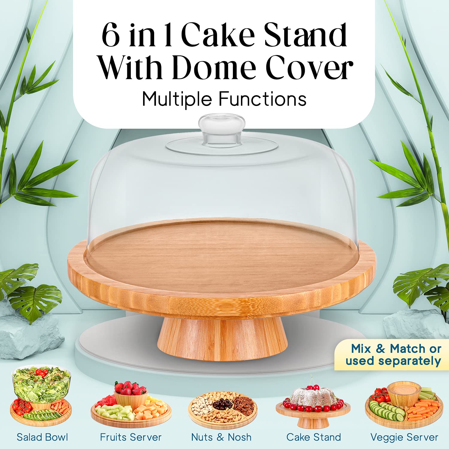 Homeries multi-function serving platter offers versatile configurations for gatherings.