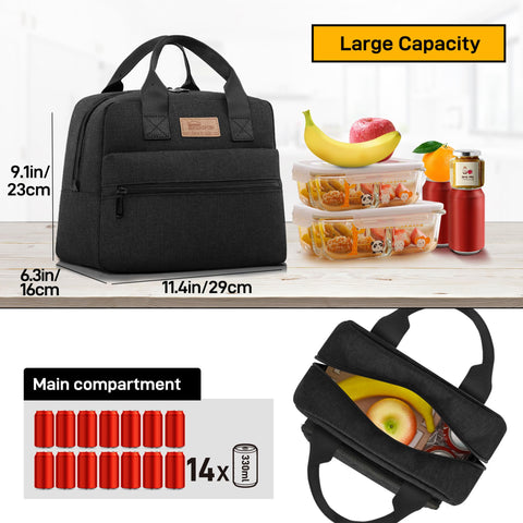 HOMESPON insulated lunch bag foam insulation keeps meals at temperature