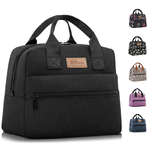 HOMESPON insulated lunch bag front pocket for organized meals on the go