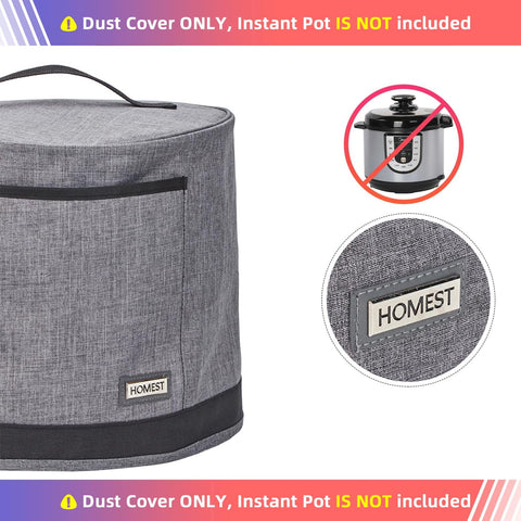 Close-up of HOMEST insulated liner inside the dust cover for quick cleaning