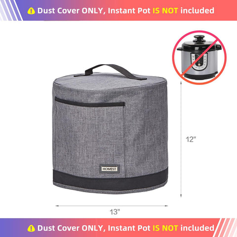 Side view of HOMEST dust cover showing upright protective design