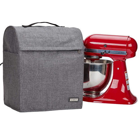 HOMEST dust cover over a KitchenAid stand mixer to shield from dust and scratches