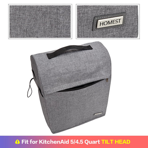 HOMEST fit for KitchenAid 5/4.5 quart tilt-head machines with full coverage