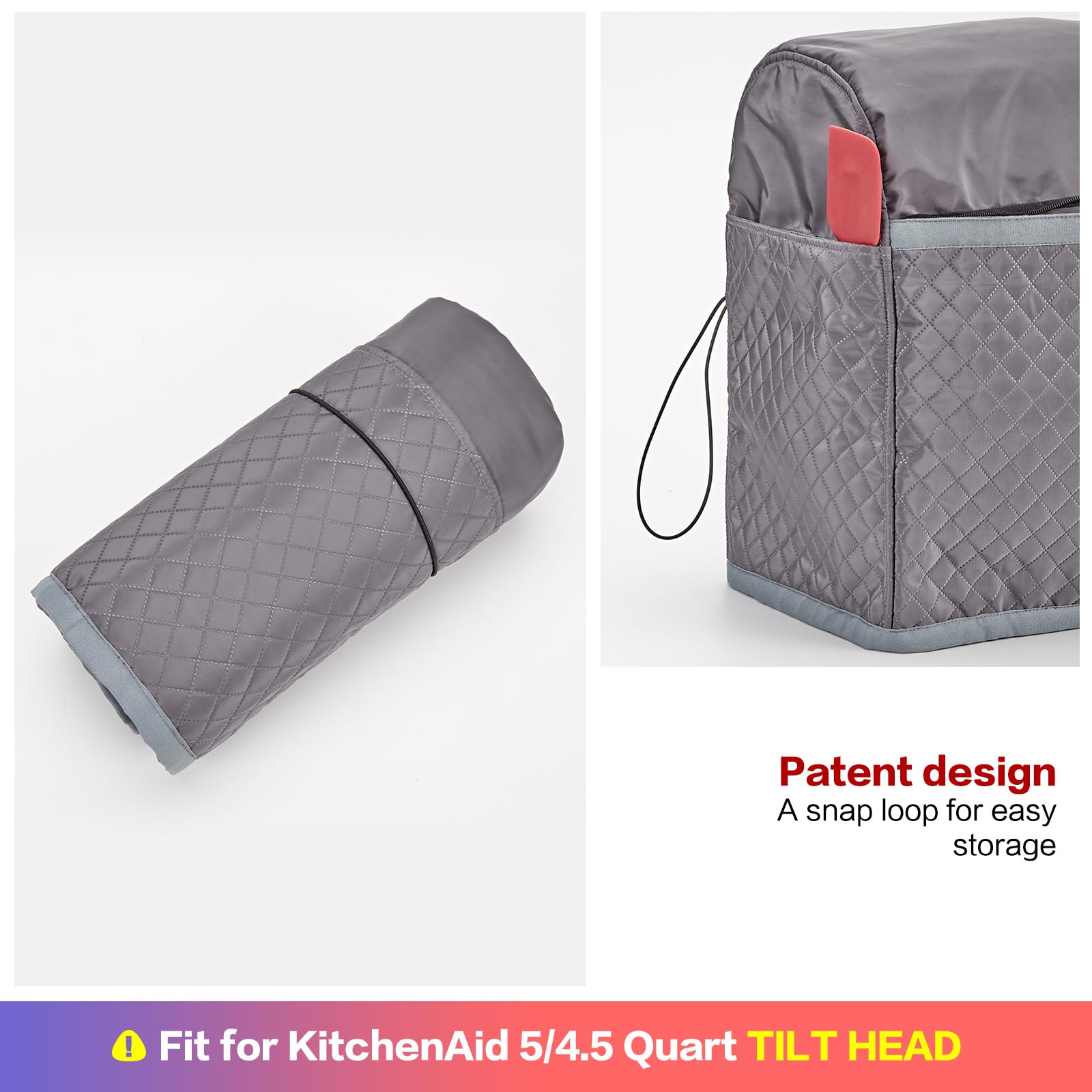 HOMEST foldable dust cover with snap loop saving cabinet space