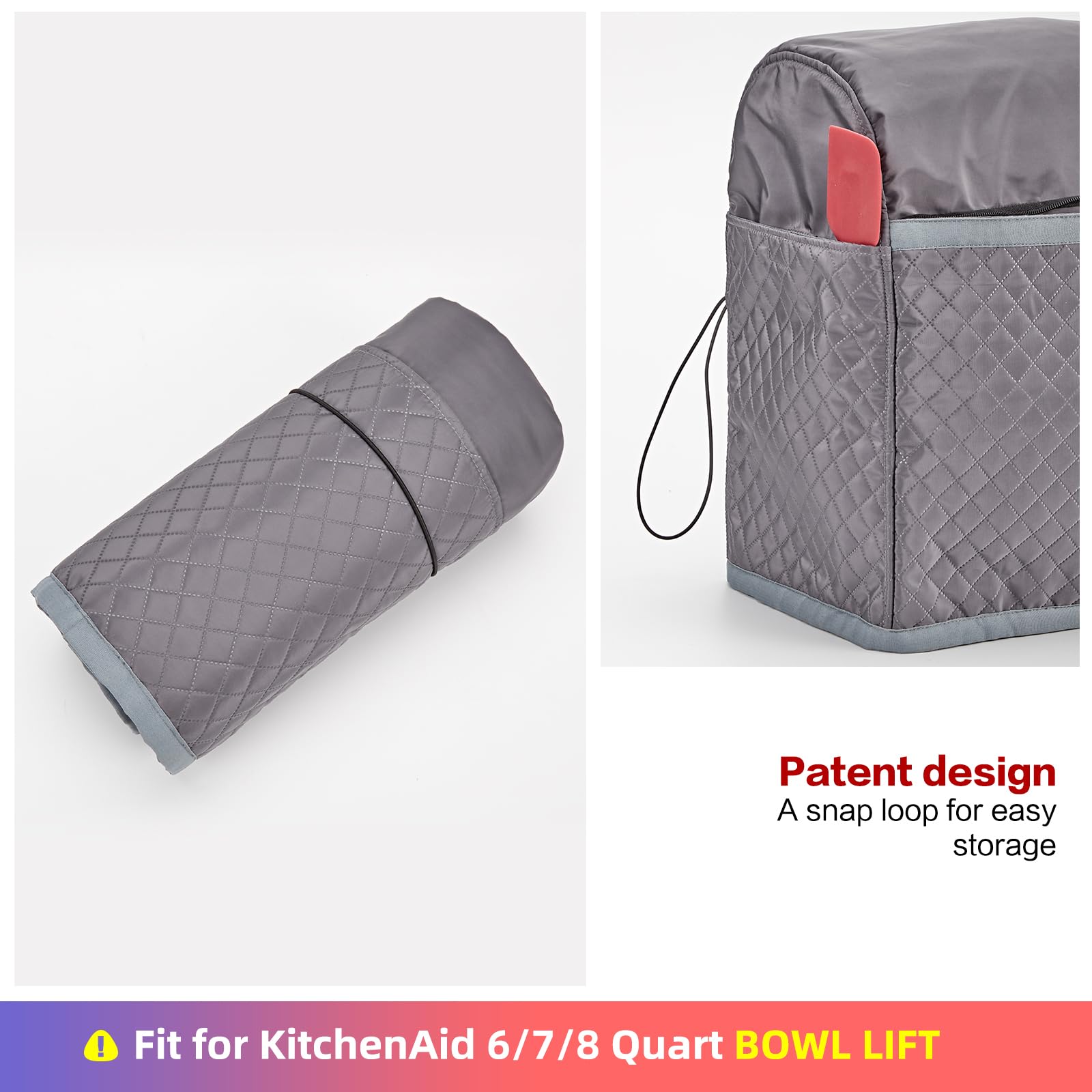 HOMEST compatibility with KitchenAid 6/7/8 quart bowl lift models.