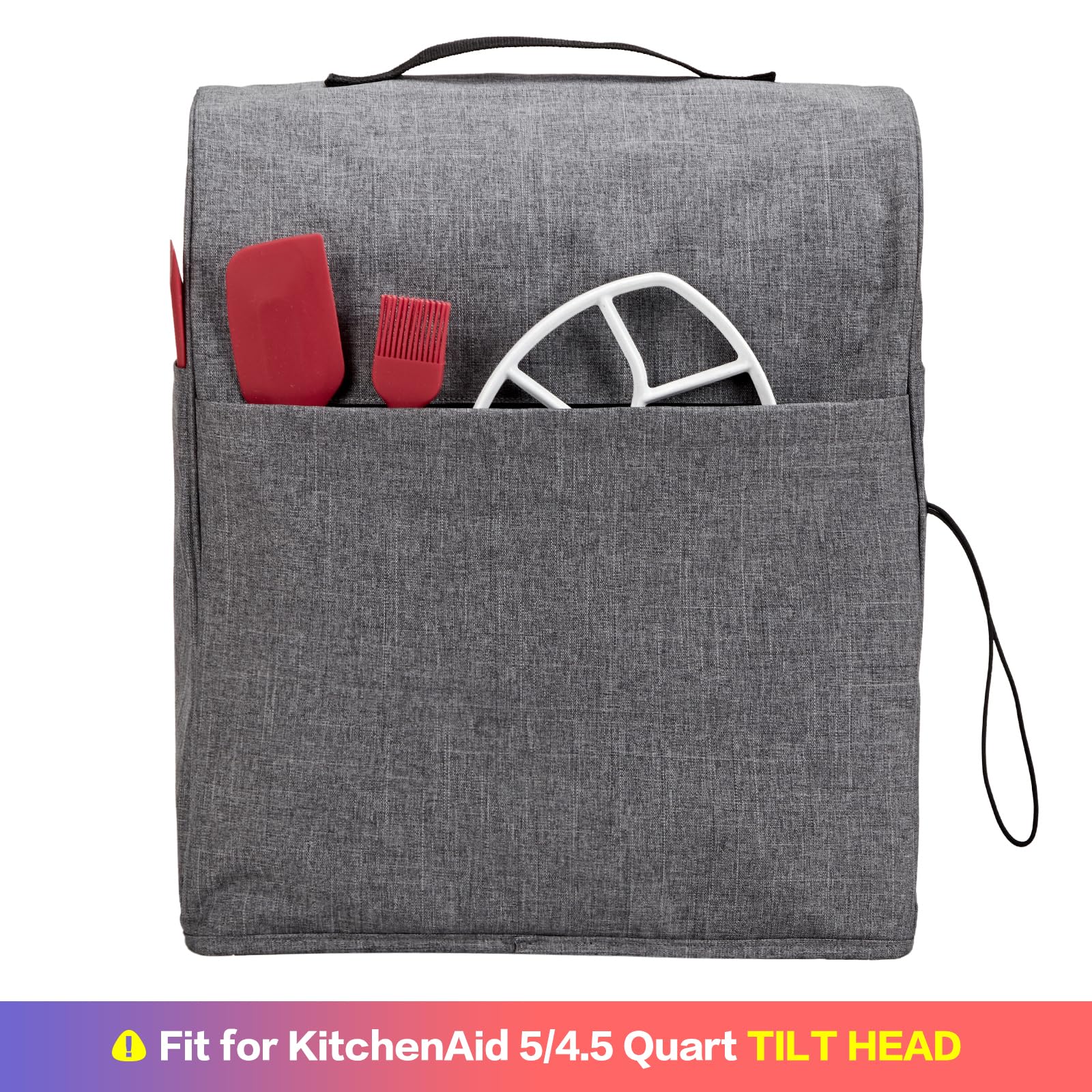 HOMEST zippered pockets keep accessories dry and organized