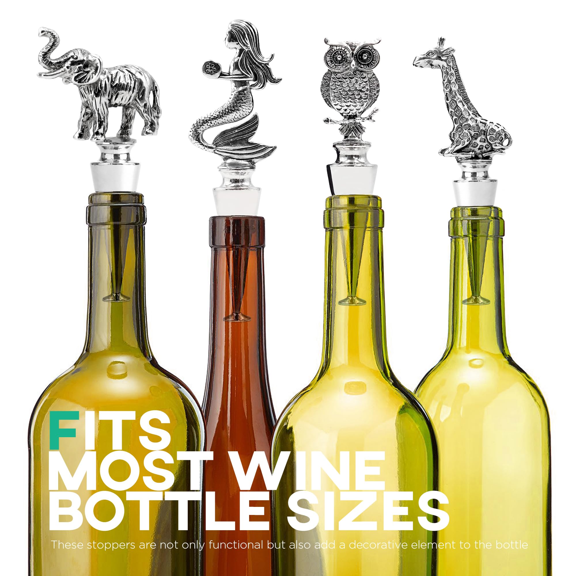 Homestia owl wine stopper makes a thoughtful gift for wine lovers.