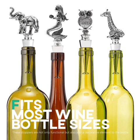 Homestia owl wine stopper makes a thoughtful gift for wine lovers.
