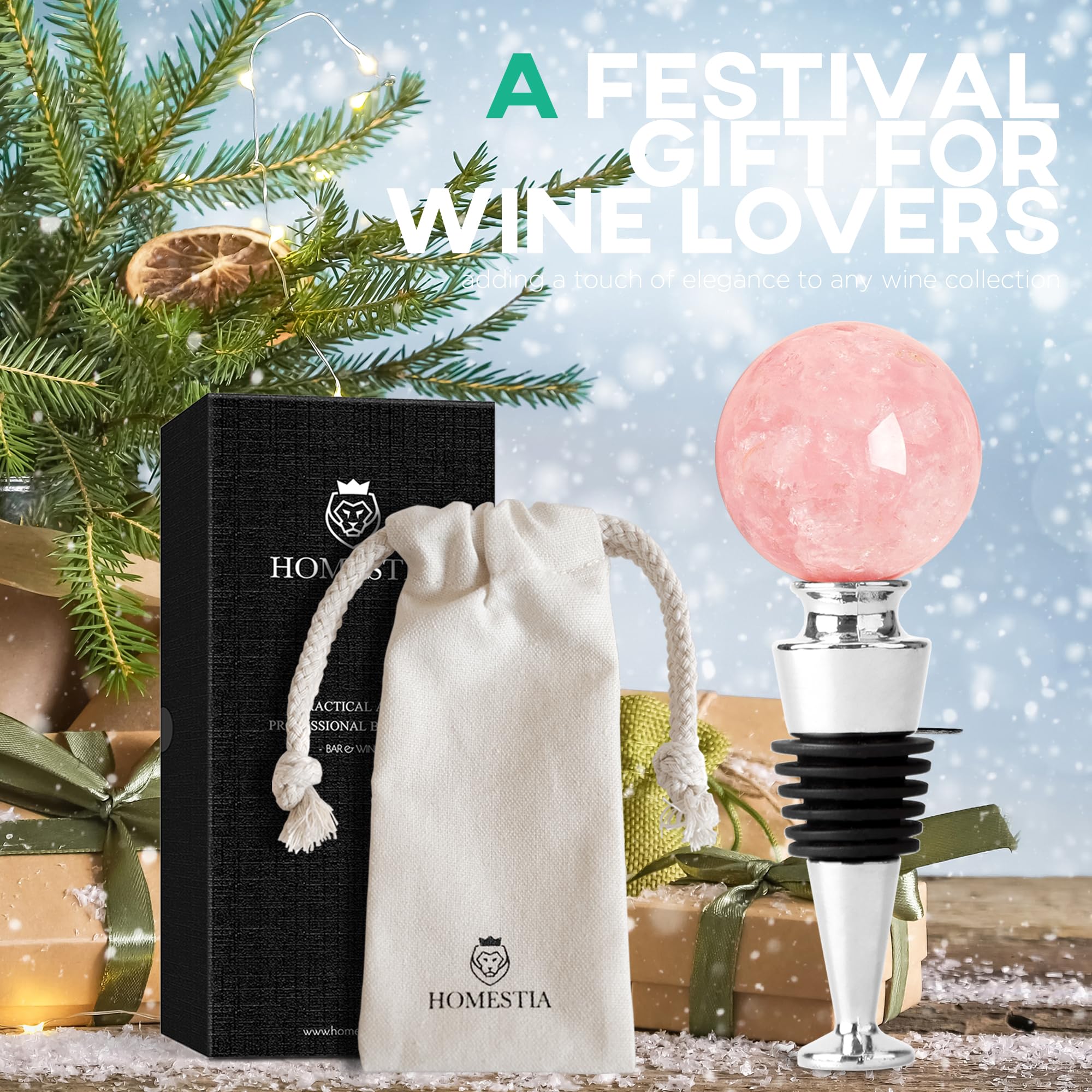 Homestia reusable wine stopper is durable and easy to clean