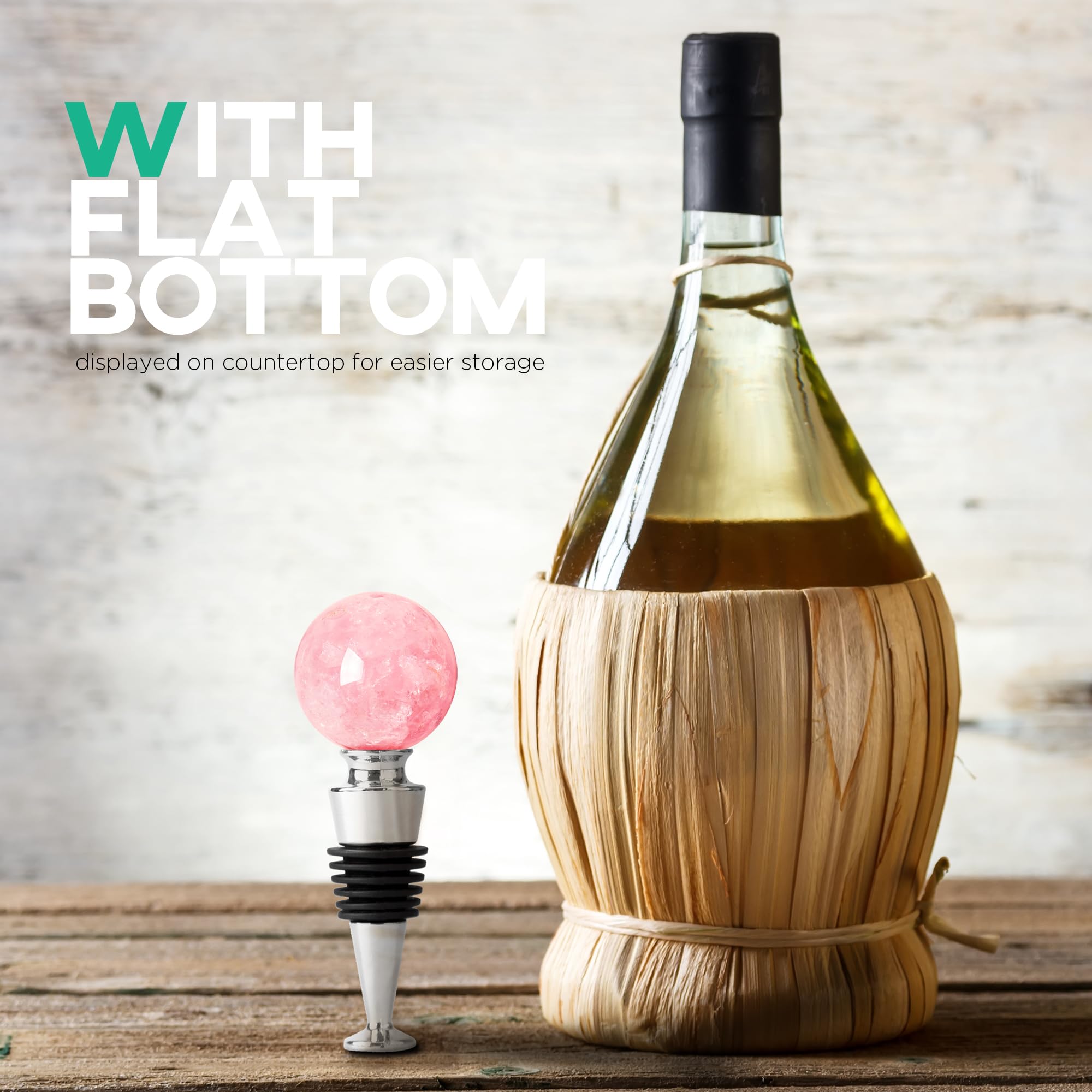 Homestia universal-fit wine stopper suited for most bottles