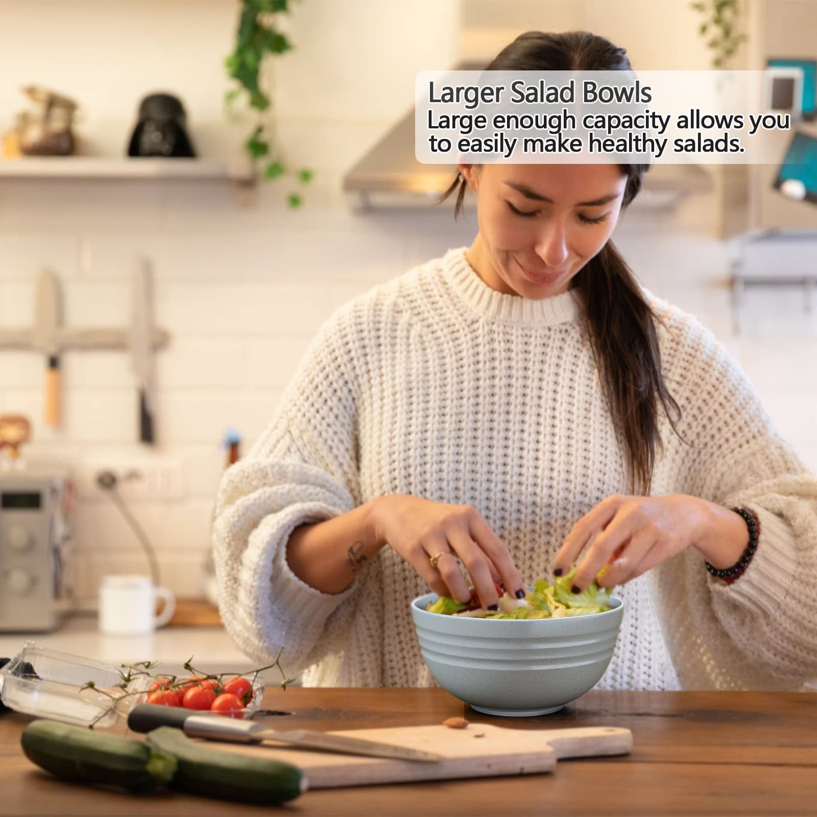 Homestockplus dishwasher- and microwave-safe bowls, easy cleanup and quick reheating