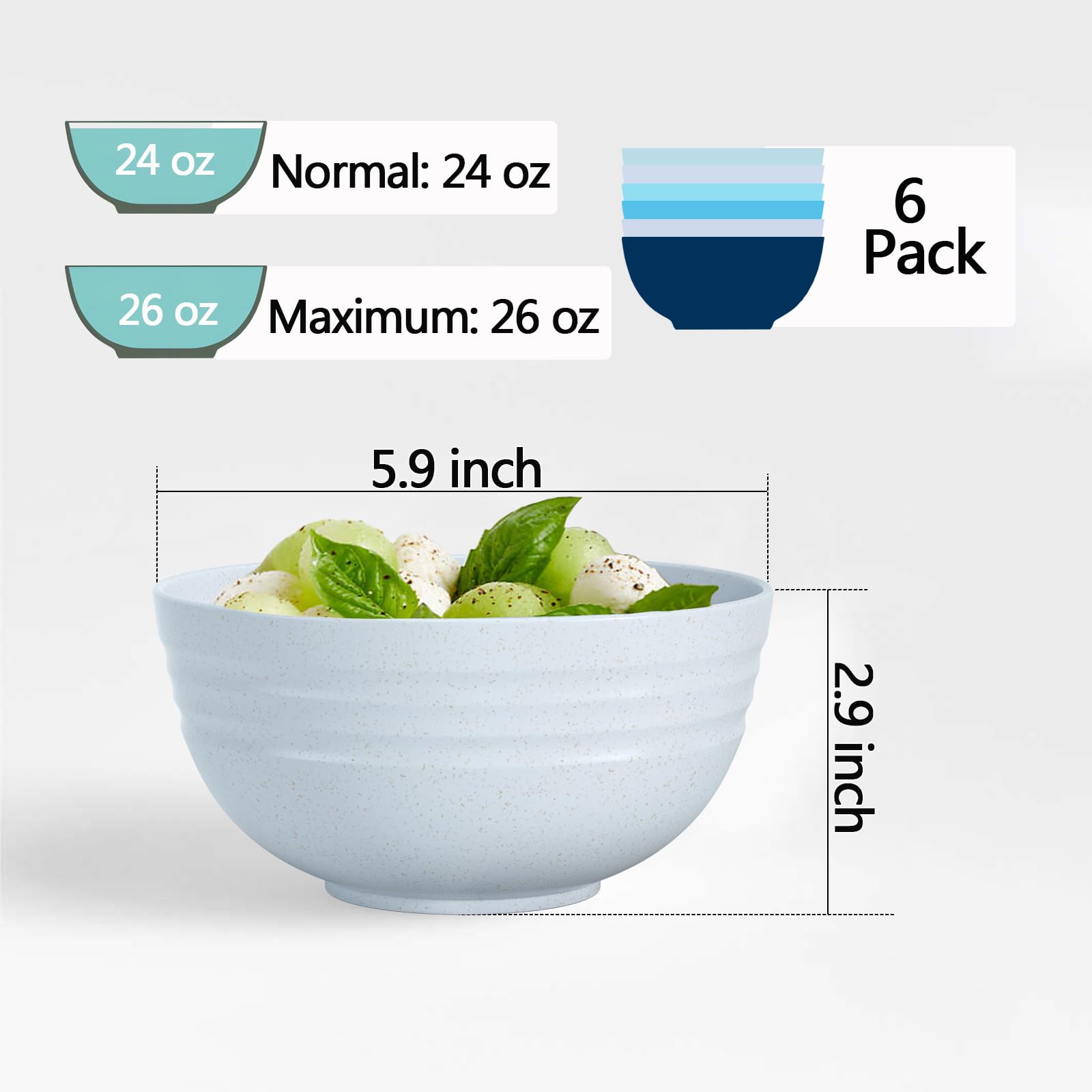 Homestockplus microwave-safe bowl ideal for quick meals and reheating