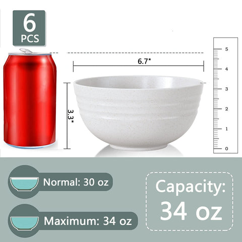 Homestockplus salad bowl 34oz non ceramic for fresh salads.