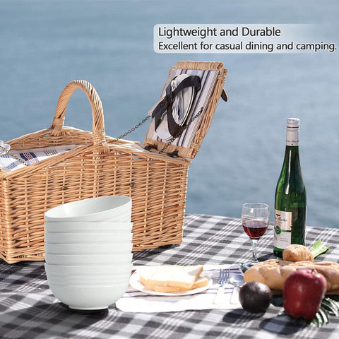 Homestockplus eco-friendly wheat straw bowls for everyday dining.