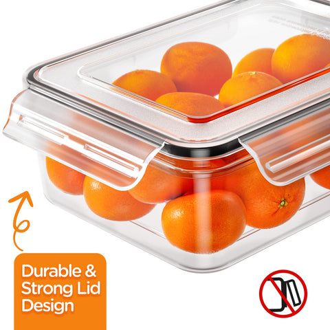 HOMETALL 23 oz square container fits leftovers and lunches.