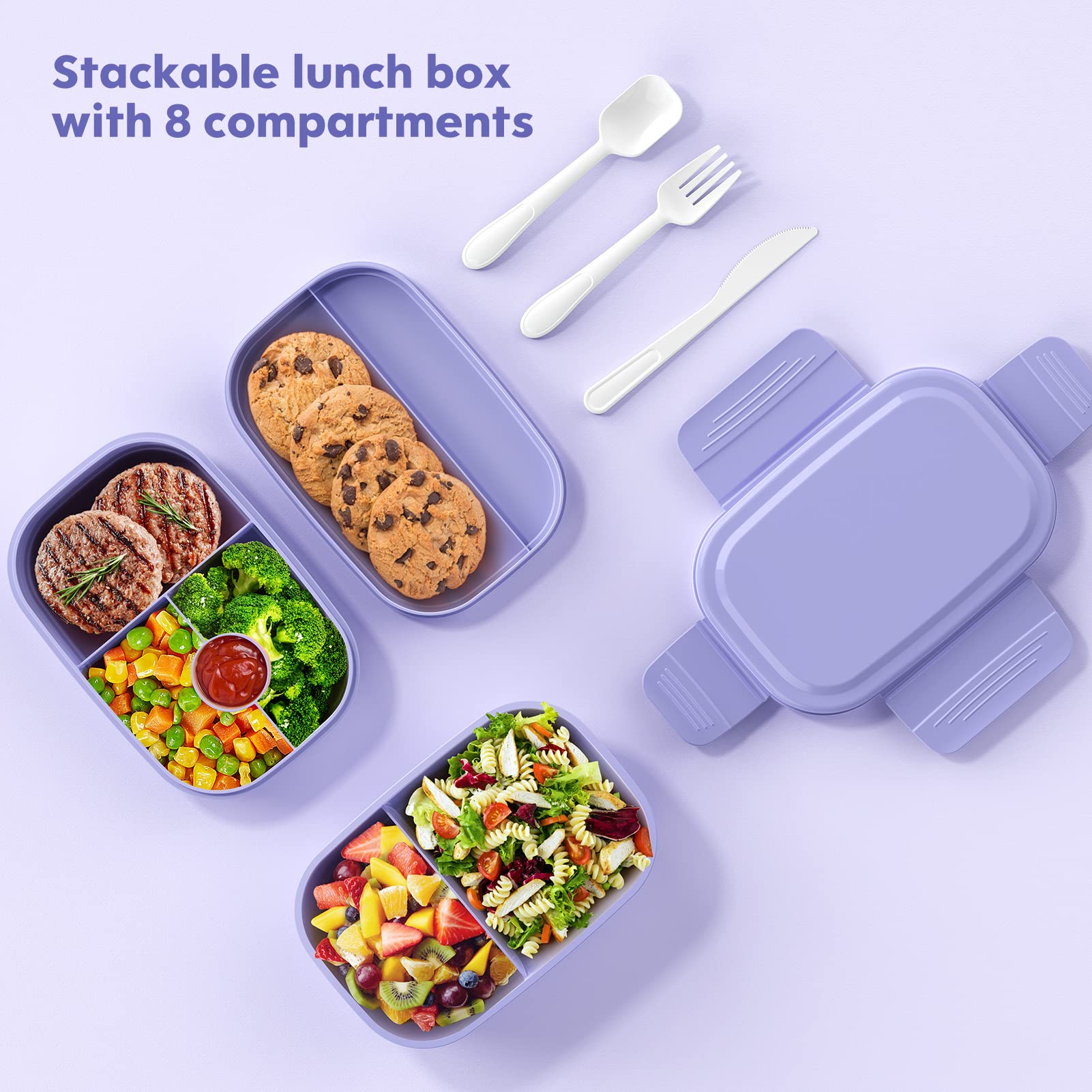 HOMETALL three-layer design organizes mains, sides, and desserts efficiently