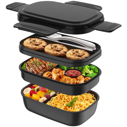 HOMETALL Bento Box with 8 compartments for organized meals on the go