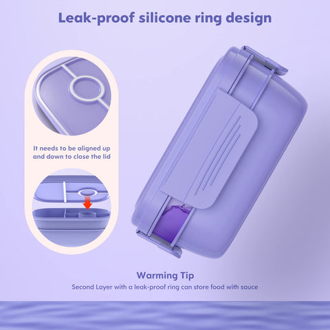 HOMETALL leak-proof seal and clips prevent spills during transit